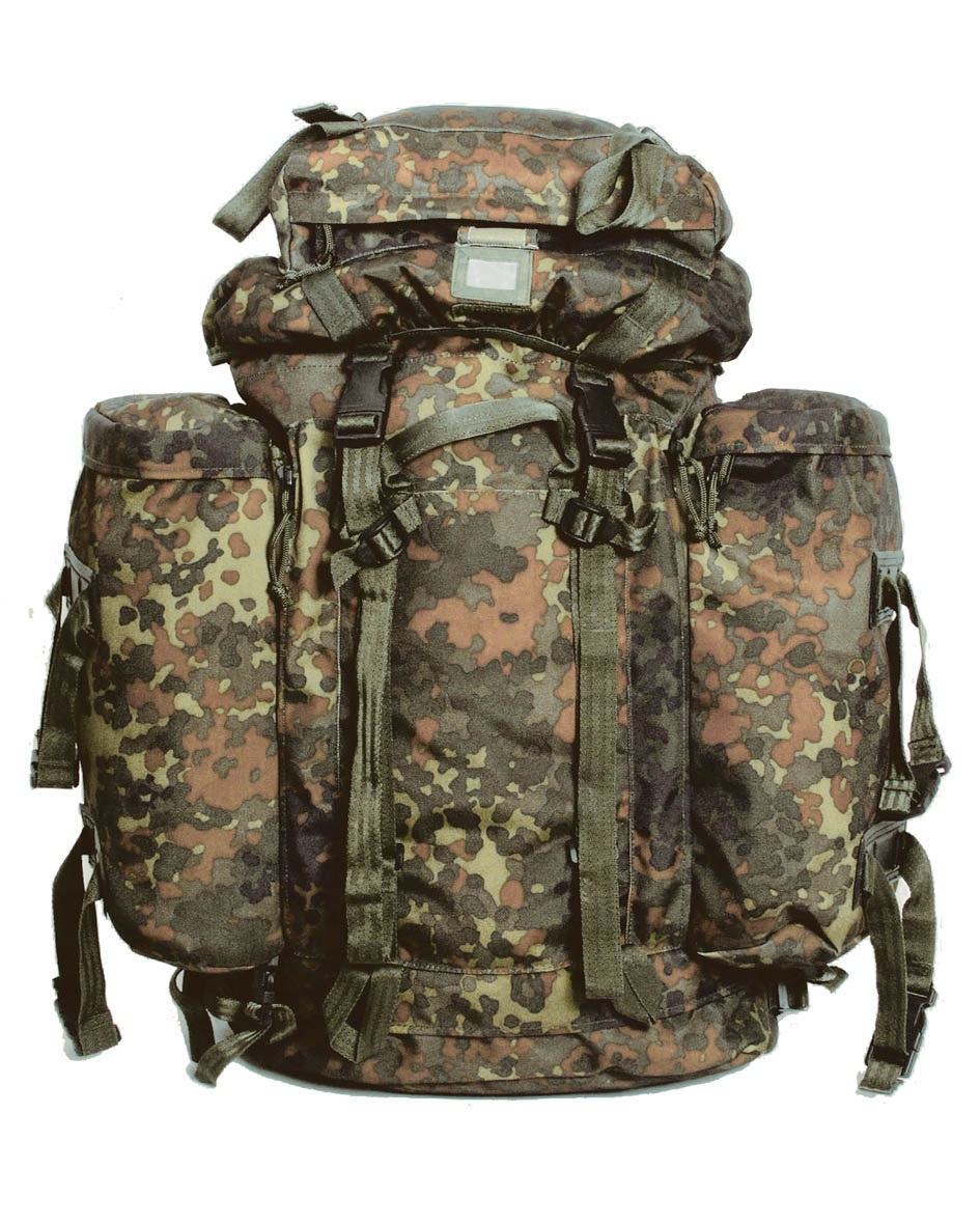 Рюкзак Mil-tec Raincover TR Pes 100л flecktarn - фото 1