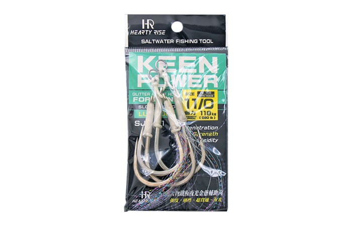 МП Крючки Ассист Hearty Rise Keen Power Glitter 11/0 1cm SJA-51 - фото 1