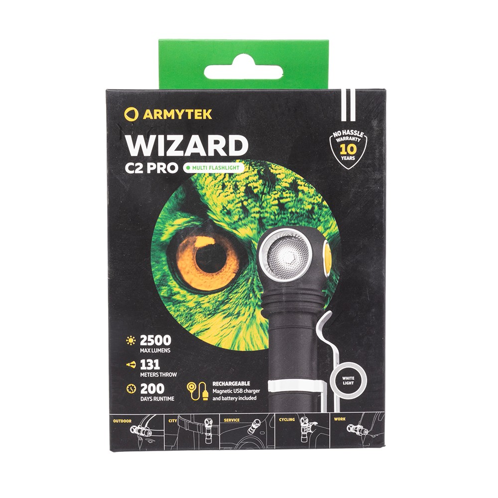 МП Фонарь Armytek Wizard C2 Pro Magnet USB Белый - фото 1