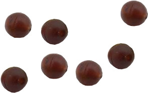 Бусина Nautilus Soft beads dark brown 5мм - фото 1