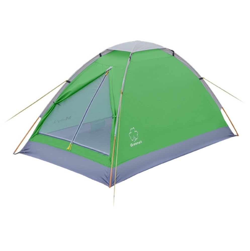 Палатка Greenell Moby 3 V2 зеленый/светло-серый - фото 1