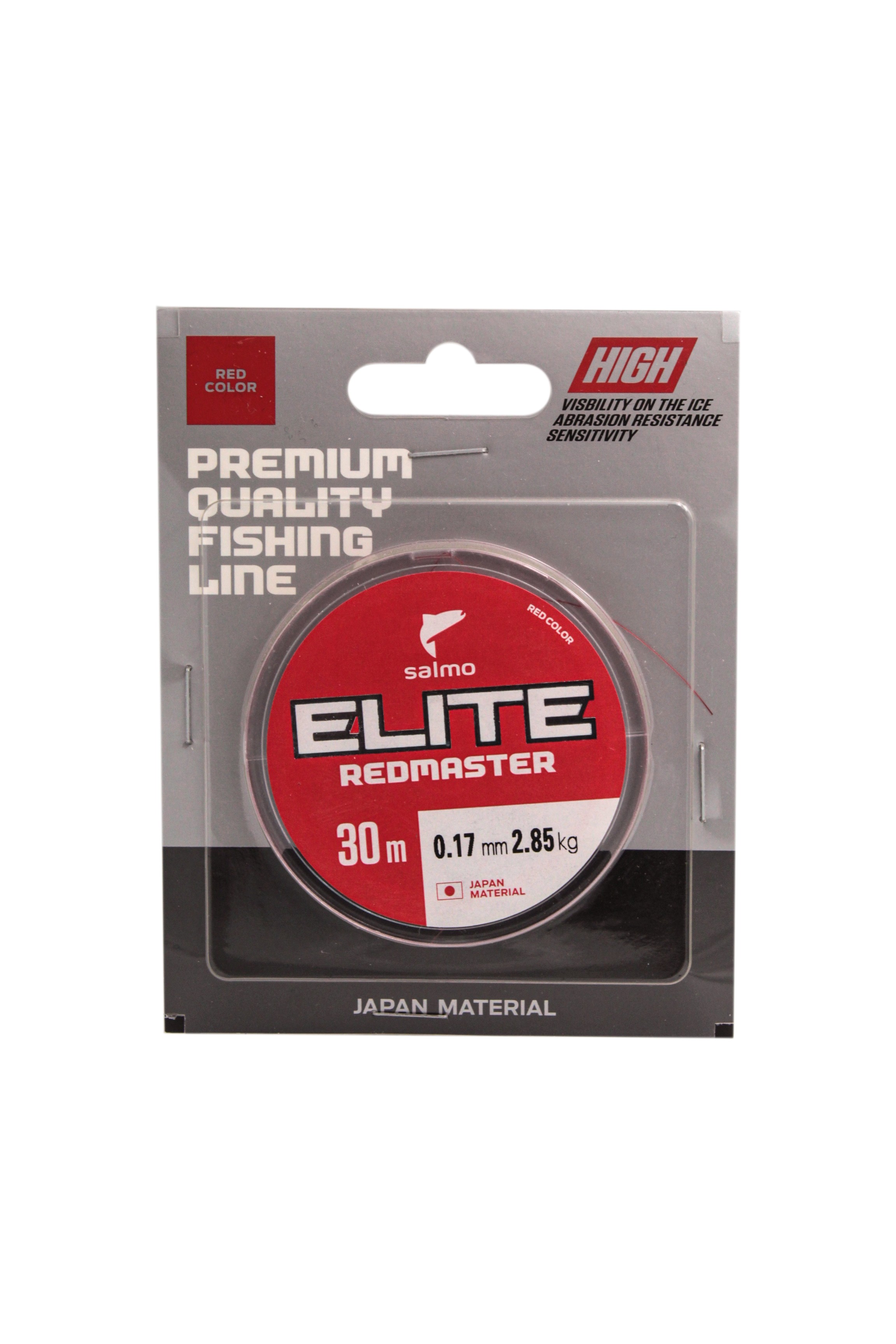 Леска Salmo Ice Elite redmaster 30м 0,17 мм - фото 1