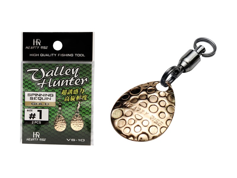 МП Лепесток Hearty Rise Valley Hunter Spinning Sequin №1 с вертлюгом, gold - фото 1
