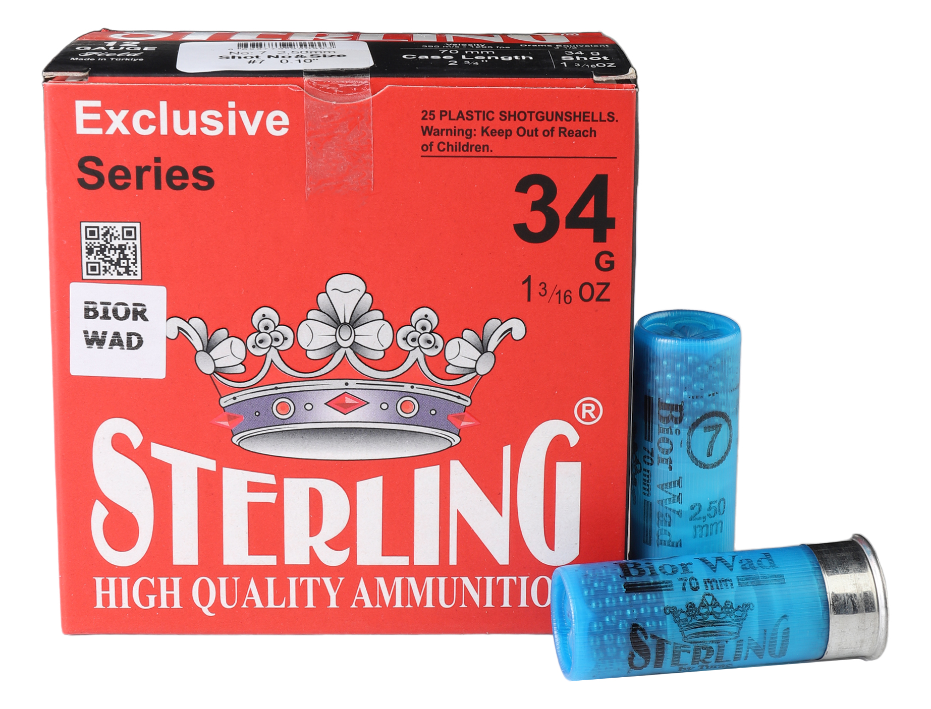 МП Патрон 12х70 Sterling 7 34г био - фото 1
