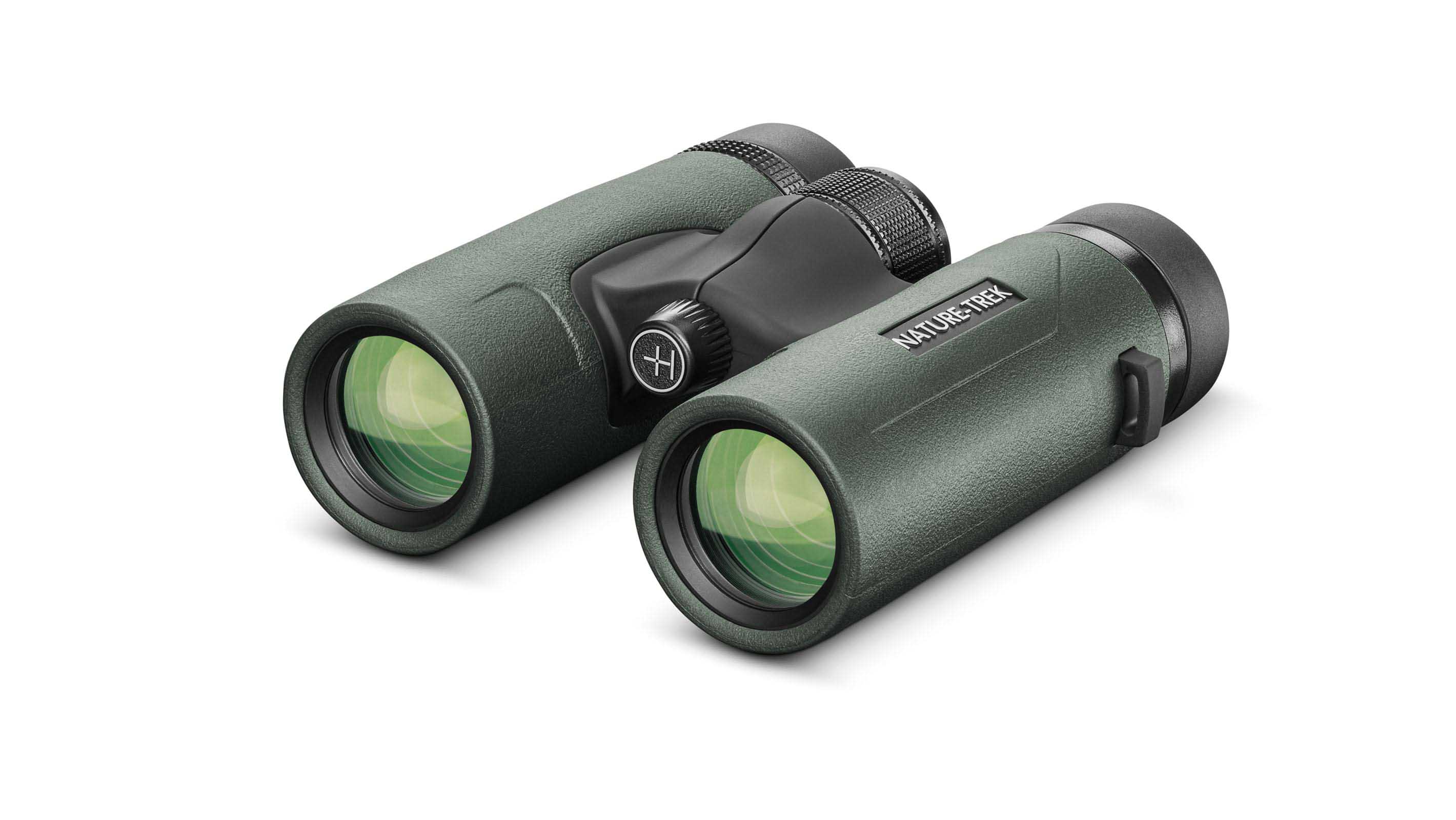 Бинокль Nature Trek 10x32 Binocular Green призма BAK-4 с фазовой коррекцией WP - фото 1