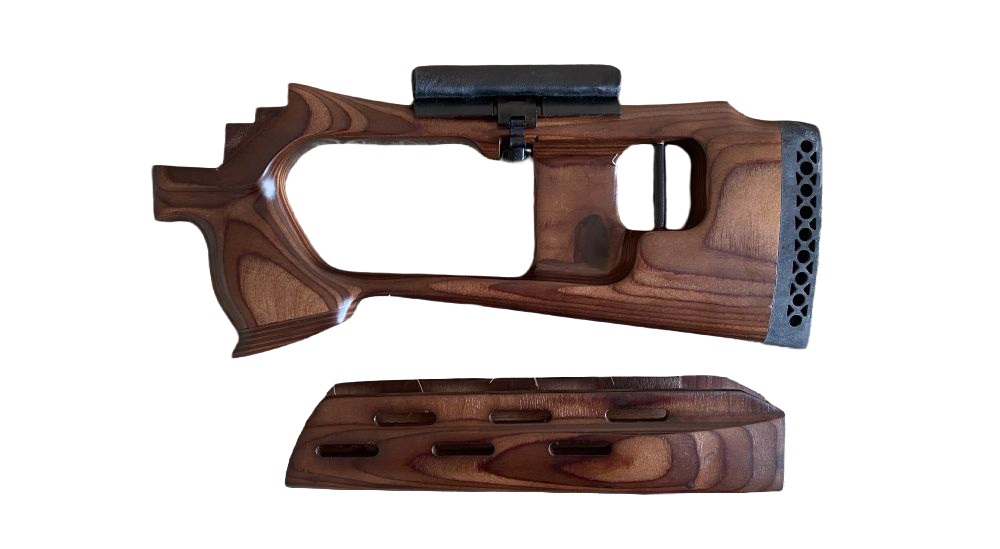 Приклад+цевье Левша Вепрь СОК-94,95 тип СВД фанера левша с подушкой - фото 1