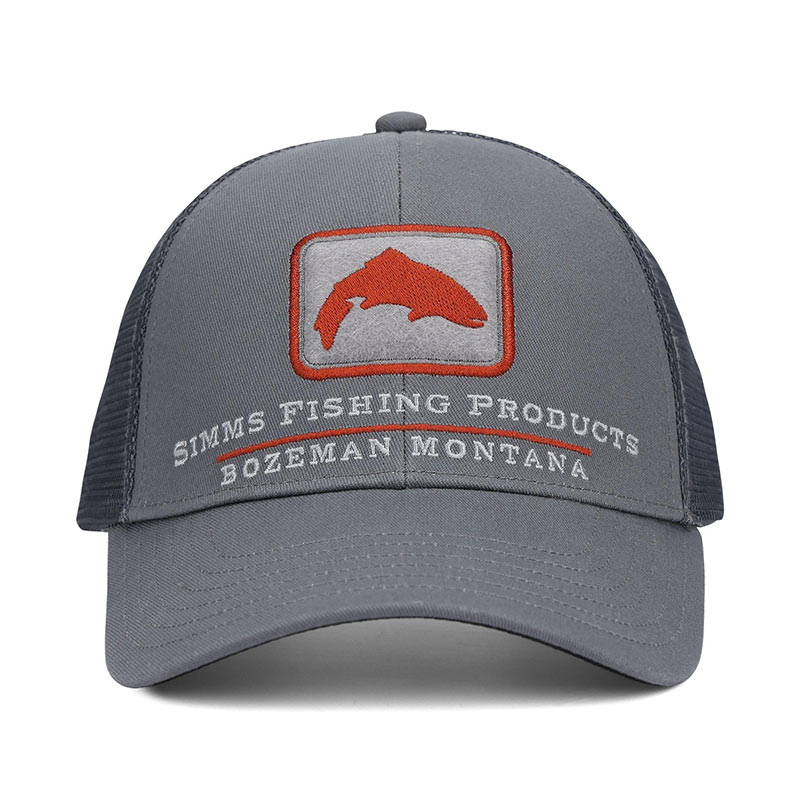 Кепка Simms Single Haul Small Fit Trucker Gunmetal Trout - фото 1