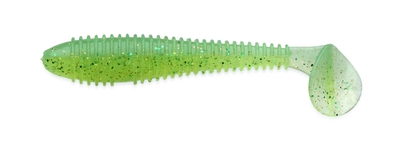 МП Приманка Keitech виброхвост Swing impact fat 3,8" 424 lime chartr 6шт - фото 1