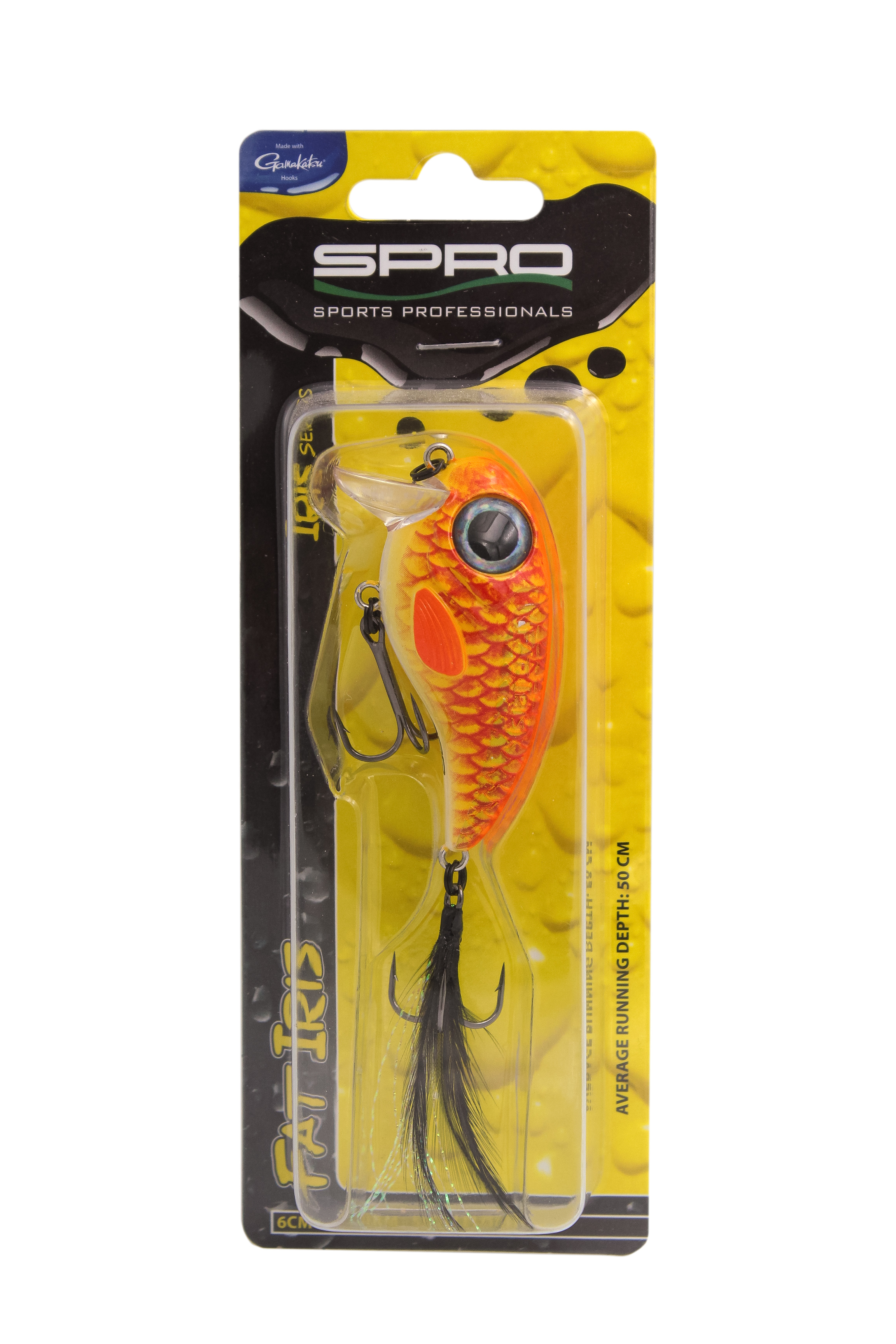 Воблер SPRO Iris fat hardlure gold fish  6см 17гр - фото 1