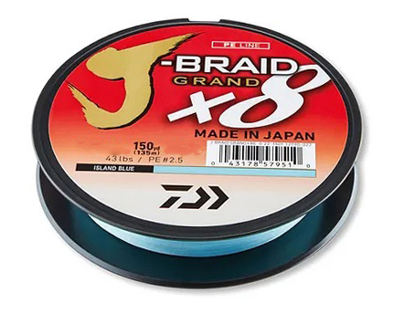 Шнур Daiwa J-Braid Grand X8E 0,10мм 135м IB - фото 1