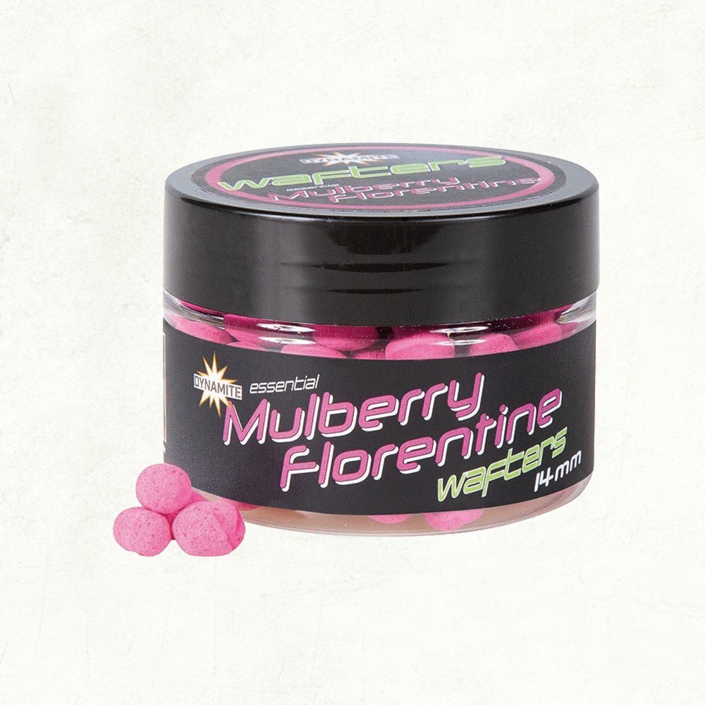 Насадка Dynamite Baits Wafter fluro Mulberry florentine 14мм - фото 1