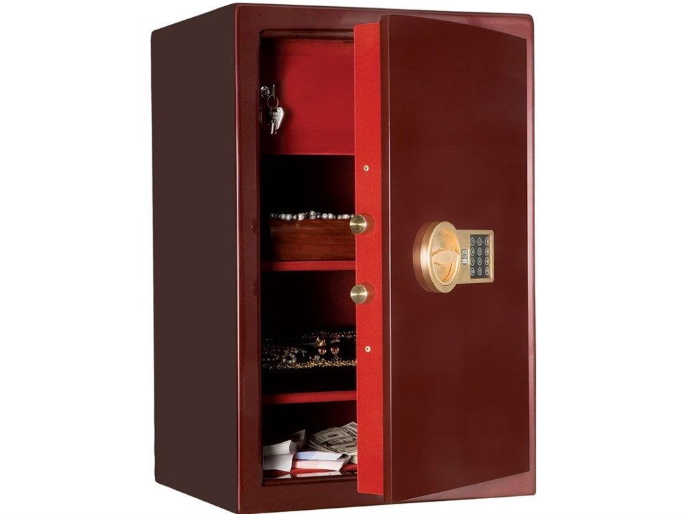 Сейф Промет Gold Гарант-46.EL вишня - фото 1