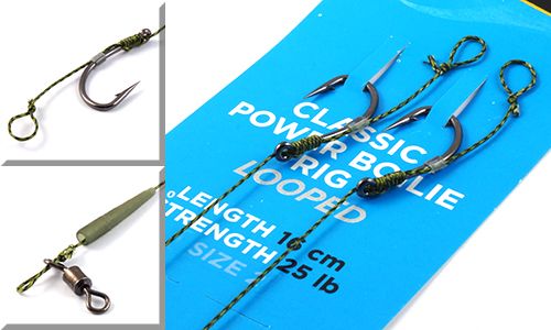 Оснастка волосяная Nautilus Classic power boilie rig 16см 15Ib №8 - фото 1