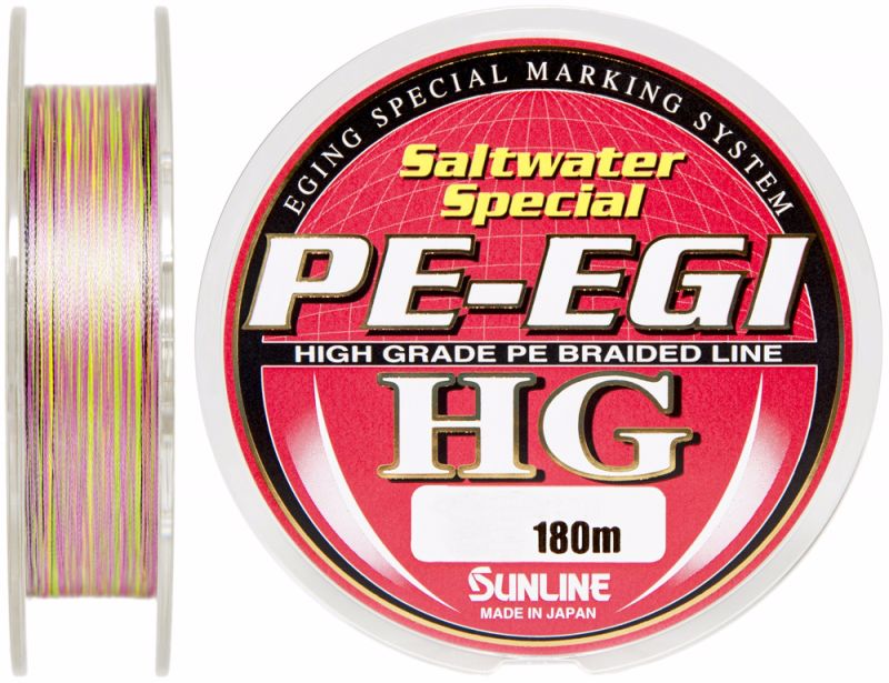 Шнур Sunline PE-EGI HG 180м 0,4/0,104мм 10lbs 3,3 кг - фото 1