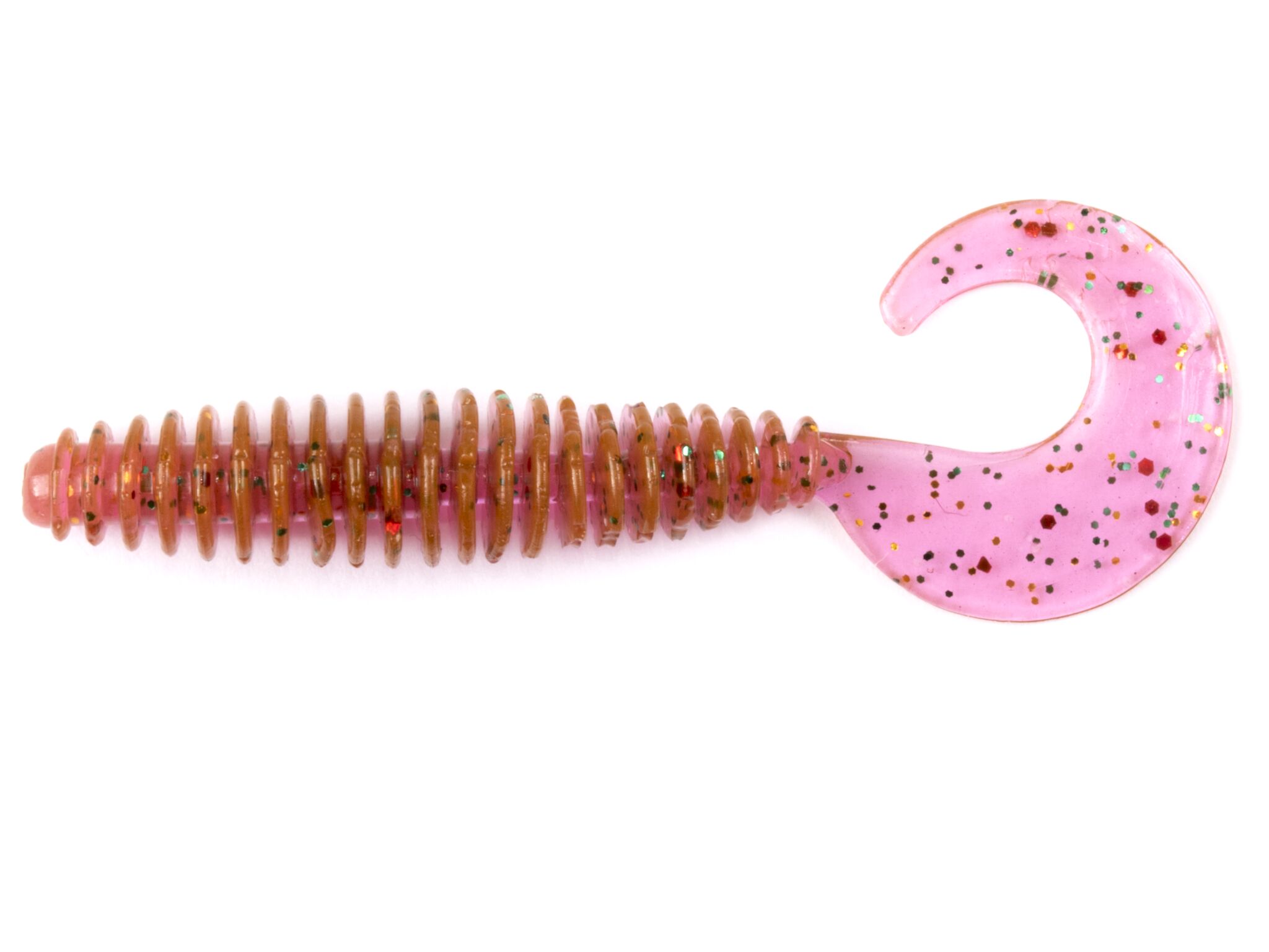 Приманка Lucky John твистер Pro Series ultraworm curly 4,0in 10.16 S14 5шт - фото 1