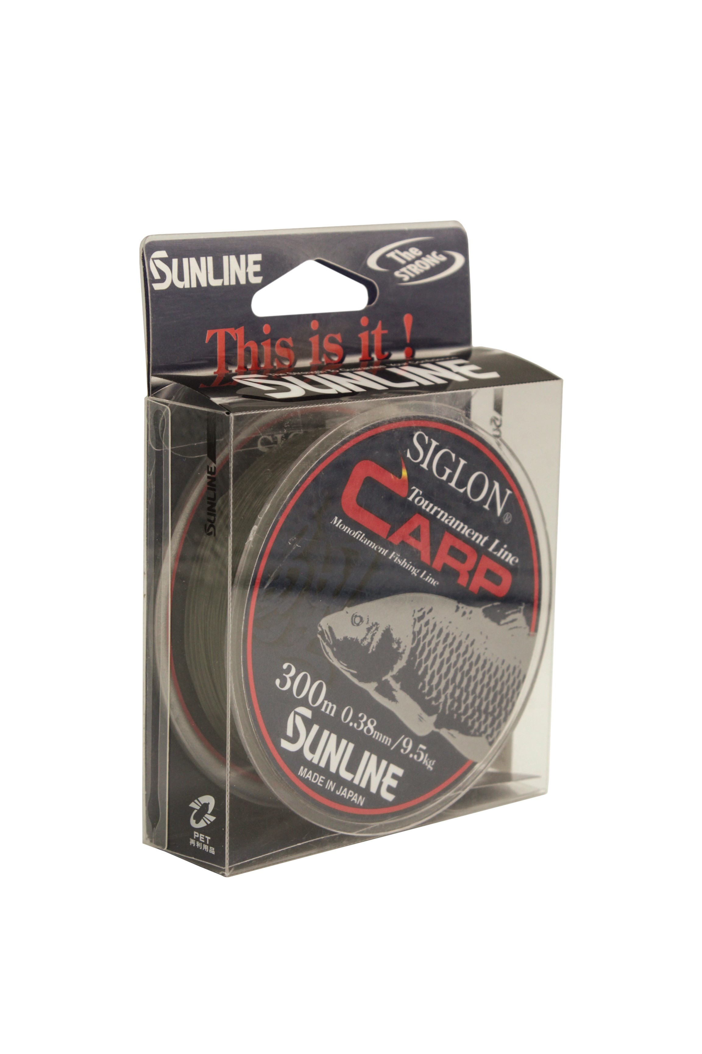 Леска Sunline Siglon carp 300м 0,38мм 9.5кг - фото 1