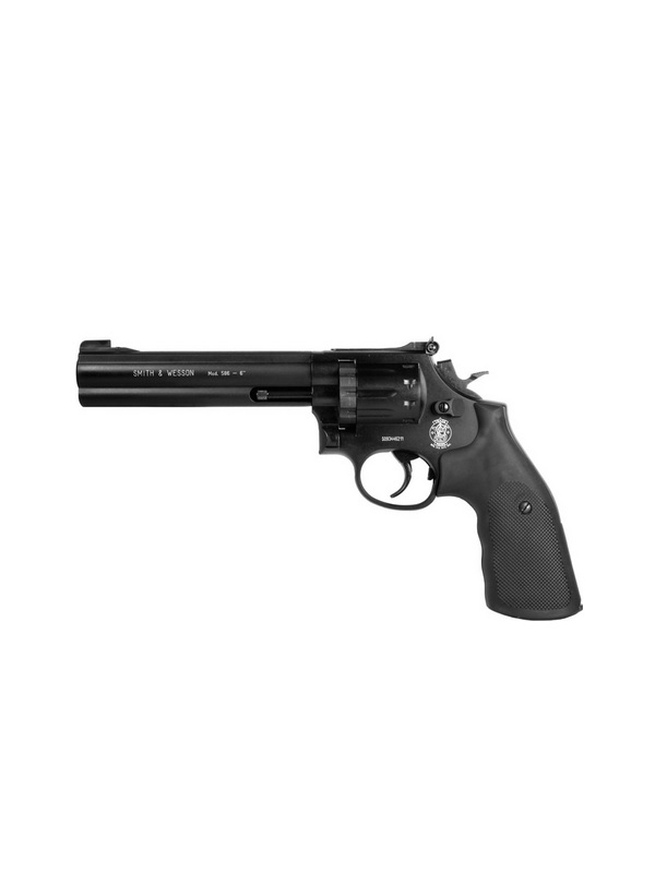 Револьвер Umarex S&W 586-6 черный металл