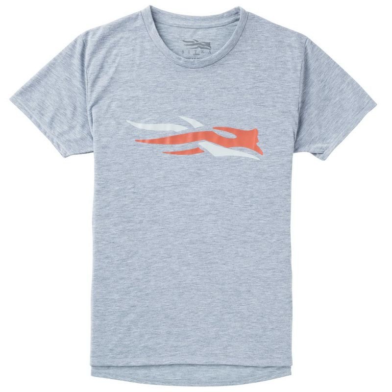 Футболка Sitka Logo tee SS heather grey  - фото 1