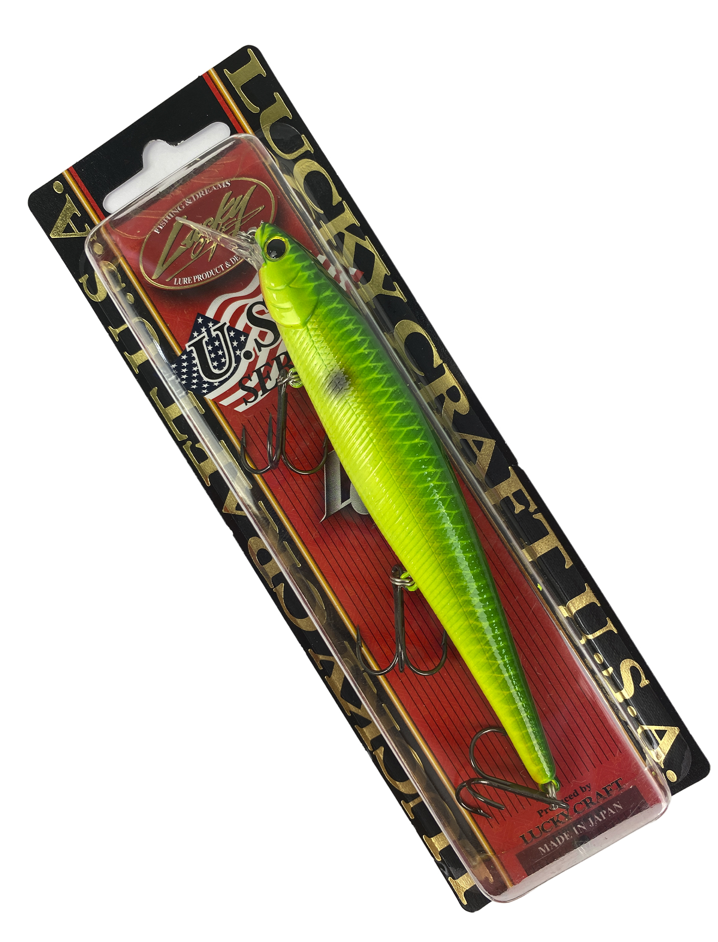 Воблер Lucky Craft Slender Pointer 127MR 111 peacock - фото 1