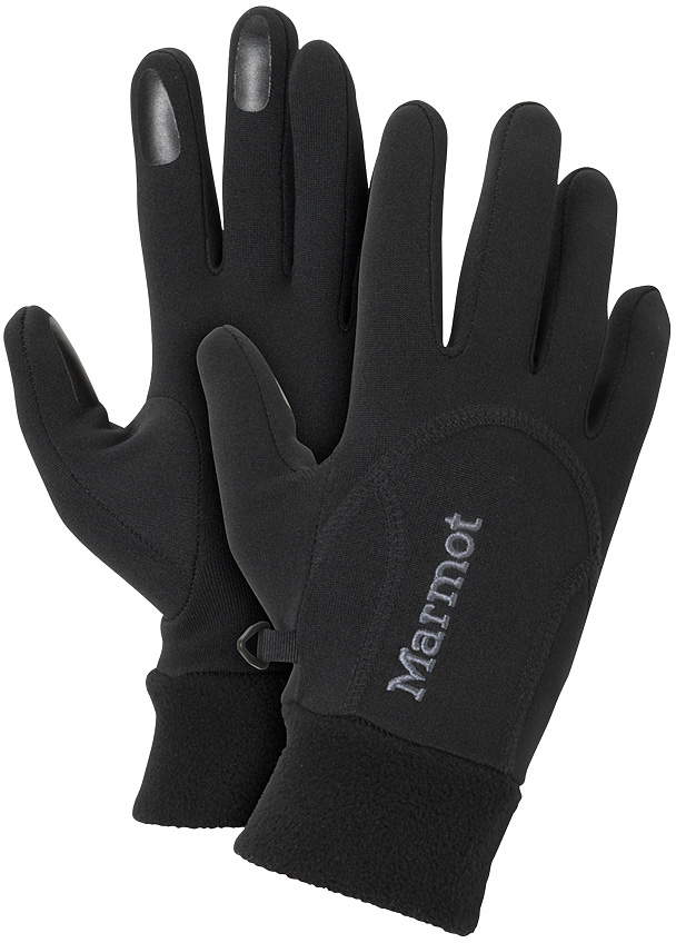 Перчатки Marmot Power Stretch black - фото 1