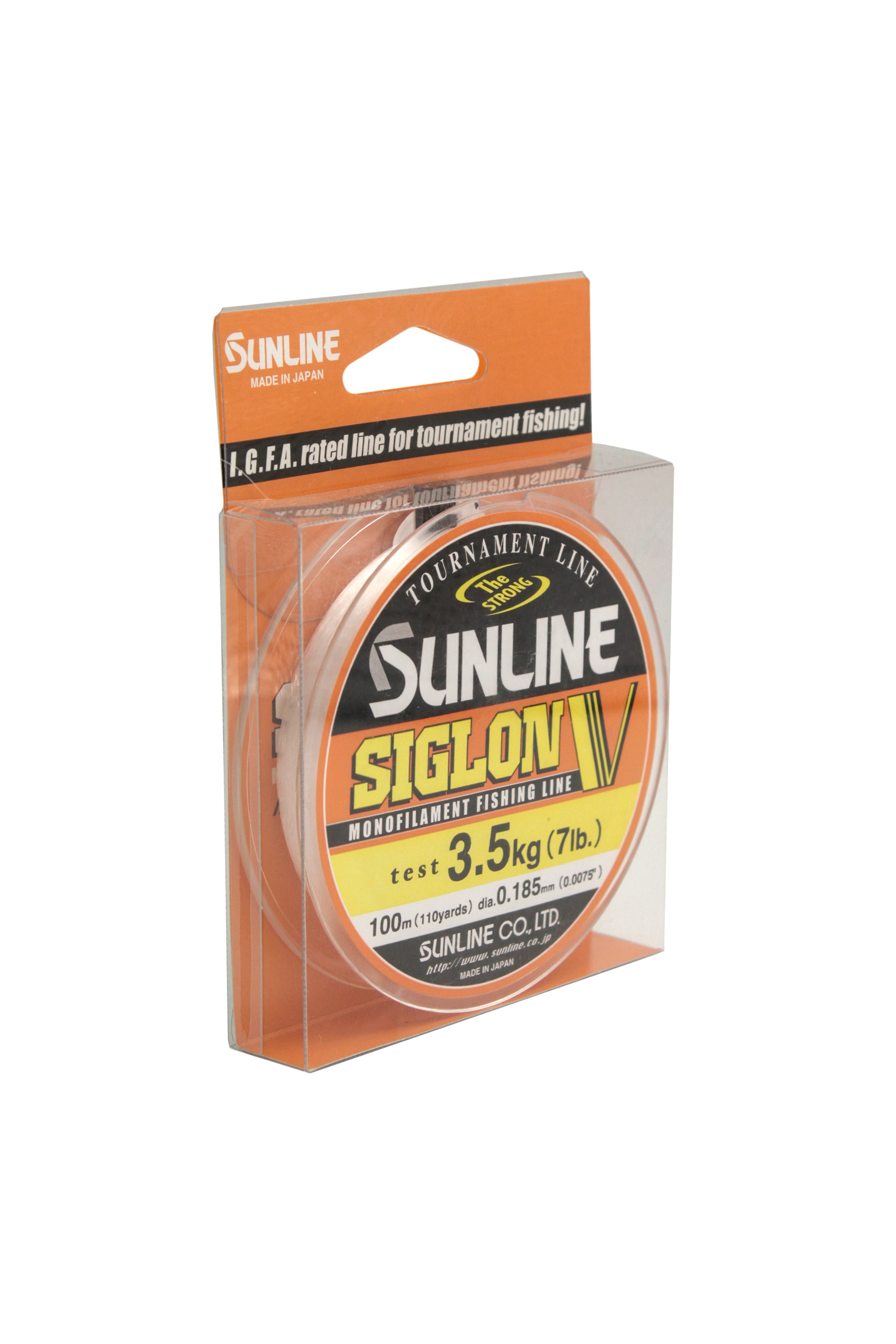 Леска Sunline Siglon V clear 100м 0,185мм 3,5кг - фото 1