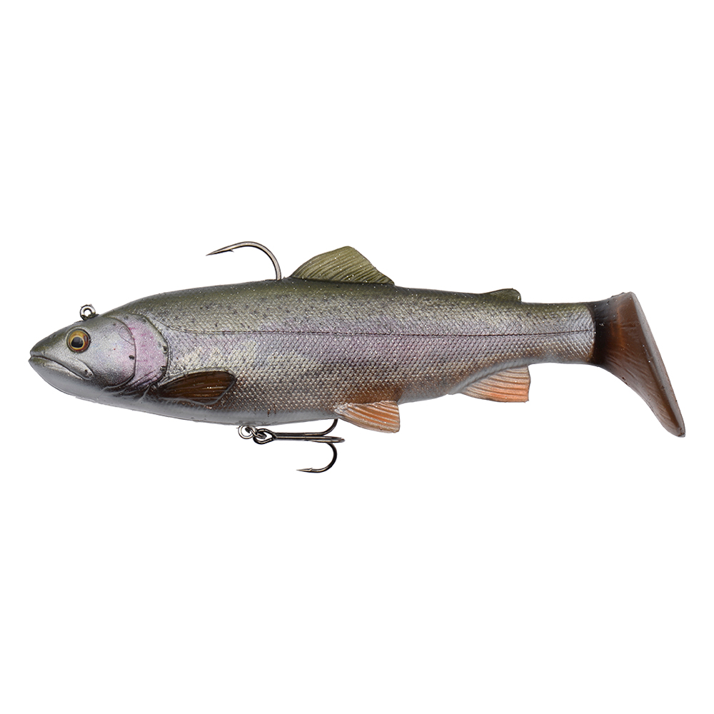 Приманка Savage Gear 4D Trout Rattle Shad 17см 80гр Medium Sink Rainbow Trot - фото 1