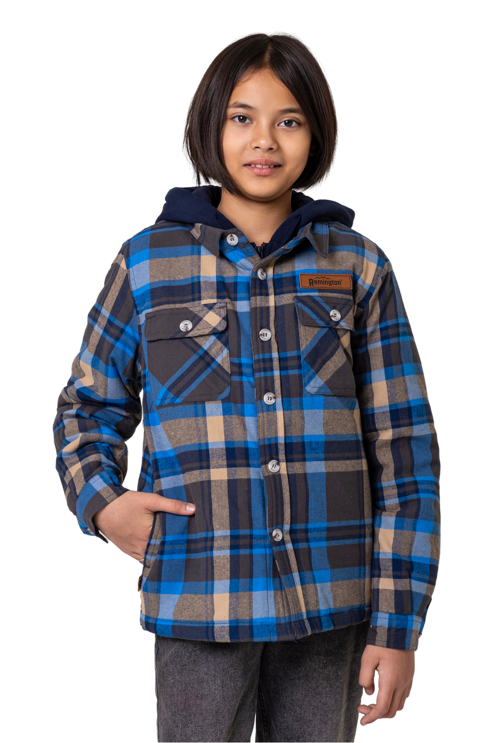 Рубашка утеплённая Remington City Walk Boy Blue  - фото 1