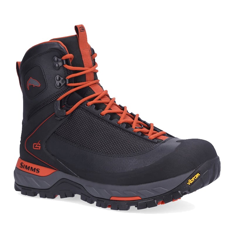 Ботинки Simms G4 Pro Powerlock Wading Vibram Carbon - фото 1