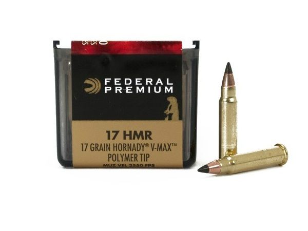 Патрон 17HMR Federal Premium hornady V-Max polymer tip 1,10г (50шт) - фото 1