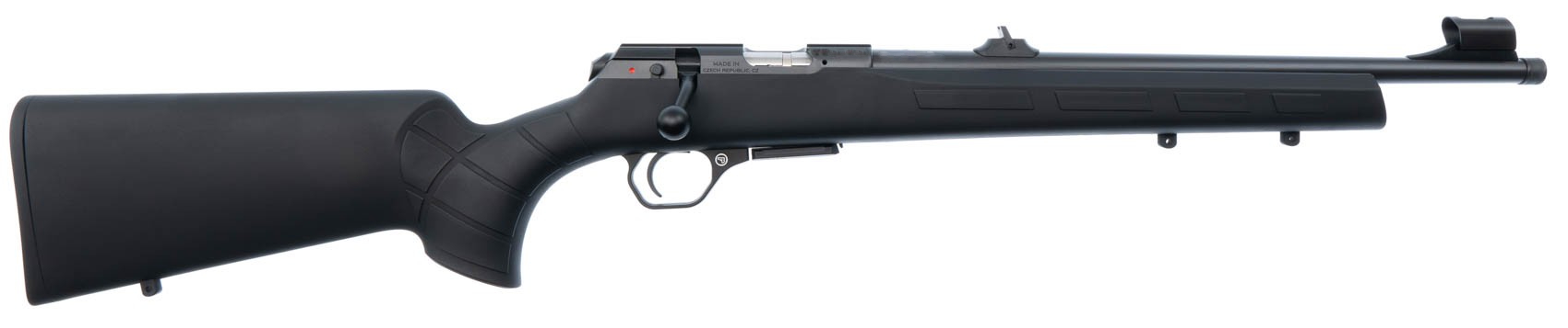 Карабин CZ 457 Black Raven 22LR 1/2x20 UNF черный ворон 412,5мм - фото 1