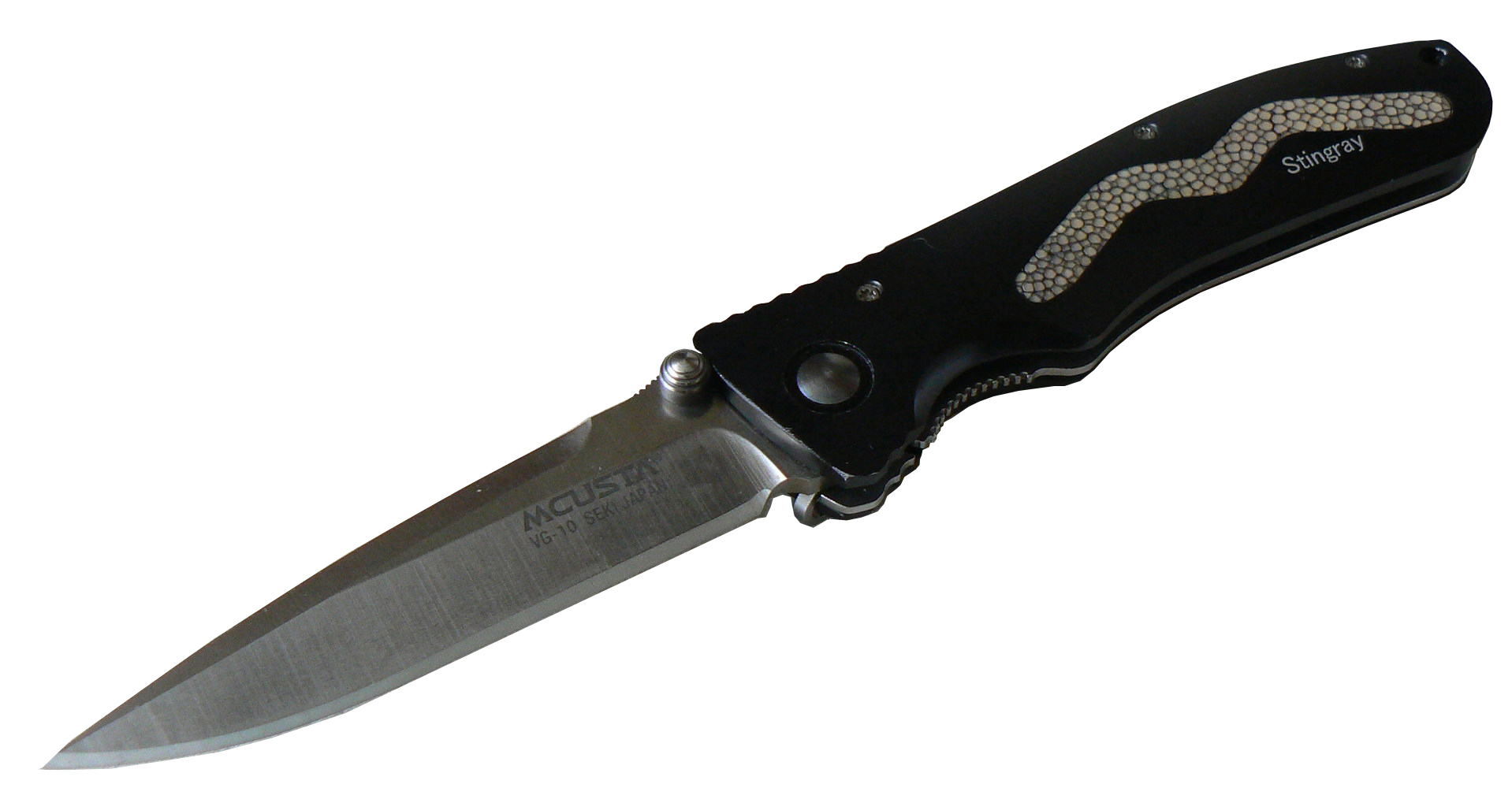 Нож Mcusta Stingray Black складной клинок 8.4 см сталь VG10  - фото 1