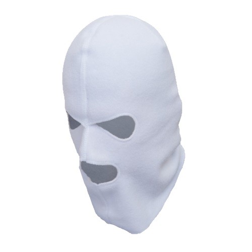 Шлем-маска Хольстер Самурай белый - фото 1