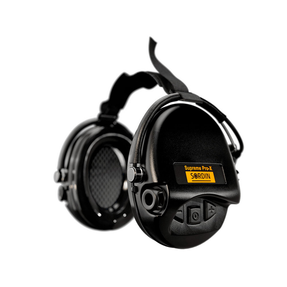 Наушники активные Sordin MSA Supreme Pro-X Neckband Black SNR чёрный - фото 1