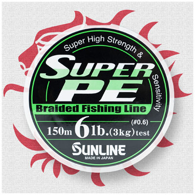 Шнур Sunline Super PE D.GRN 150м 0,405мм 60lbs 30кг - фото 1