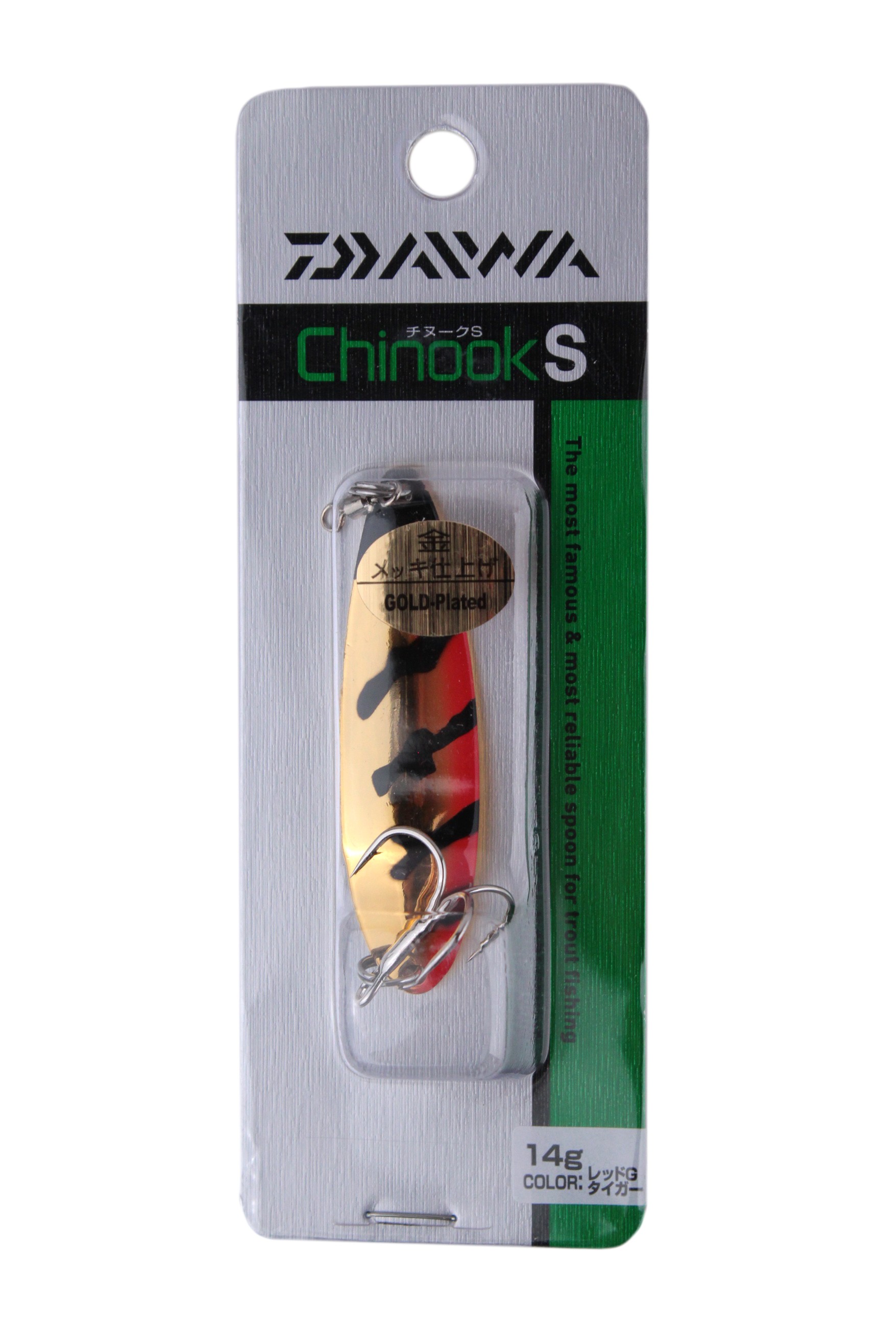 МП Блесна Daiwa Chinook S 14гр red g tiger - фото 1
