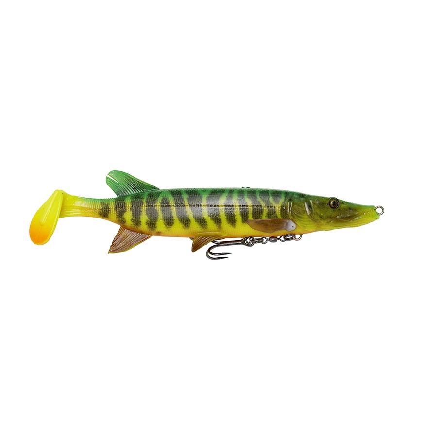 Приманка Savage Gear 4D Pike shad 20см 65гр SS 03 fire tiger - фото 1