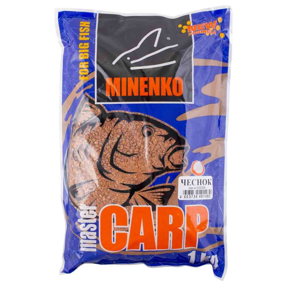 Прикормка MINENKO Master carp чеснок Com - фото 1
