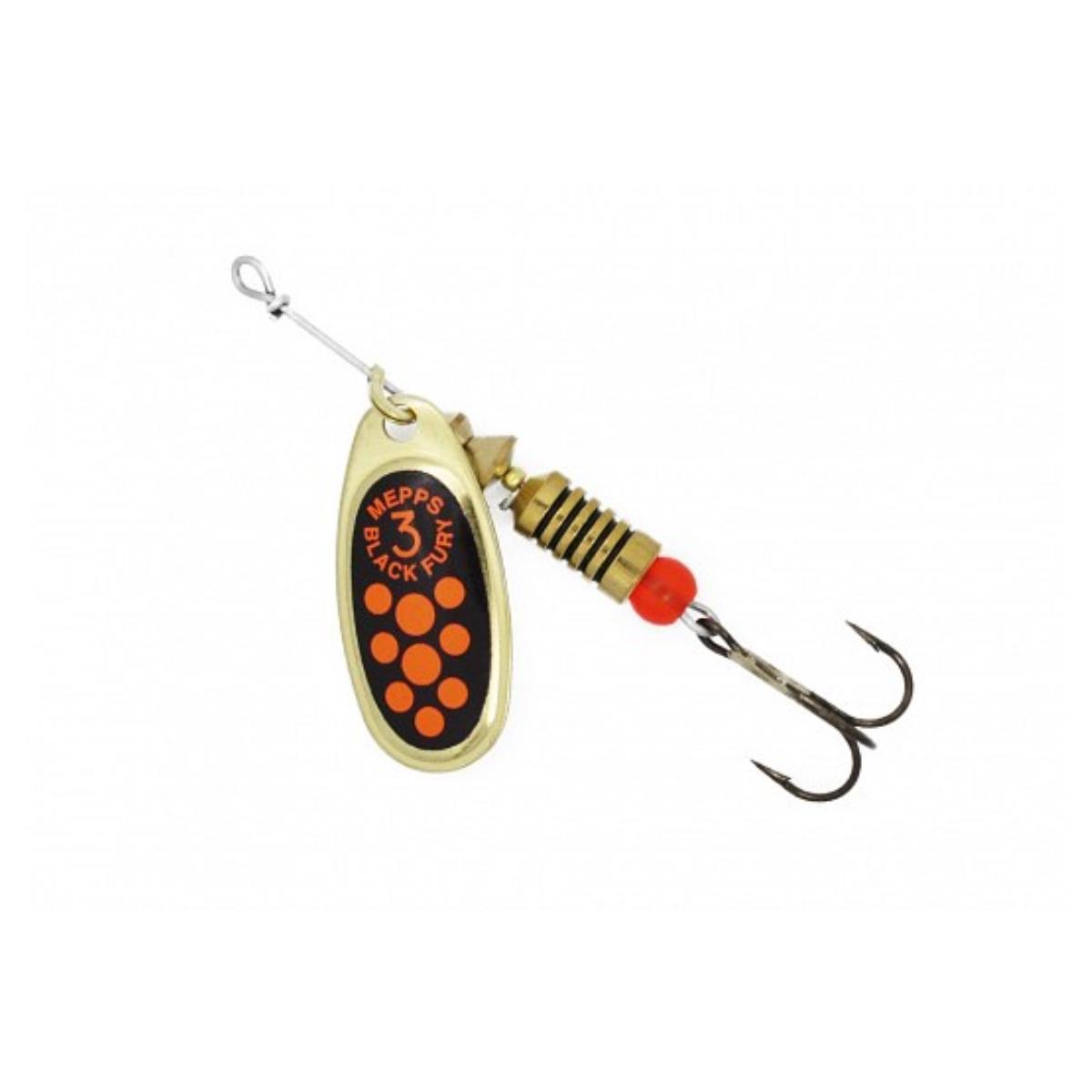 МП Блесна вращ. MEPPS Black Fury ORANGE OR №3 6,5г блистер (CCBO10033BL) MEPPS - фото 1