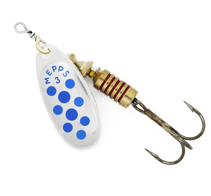 Блесна Mepps Comet PTS Bleus AG №3    - фото 1