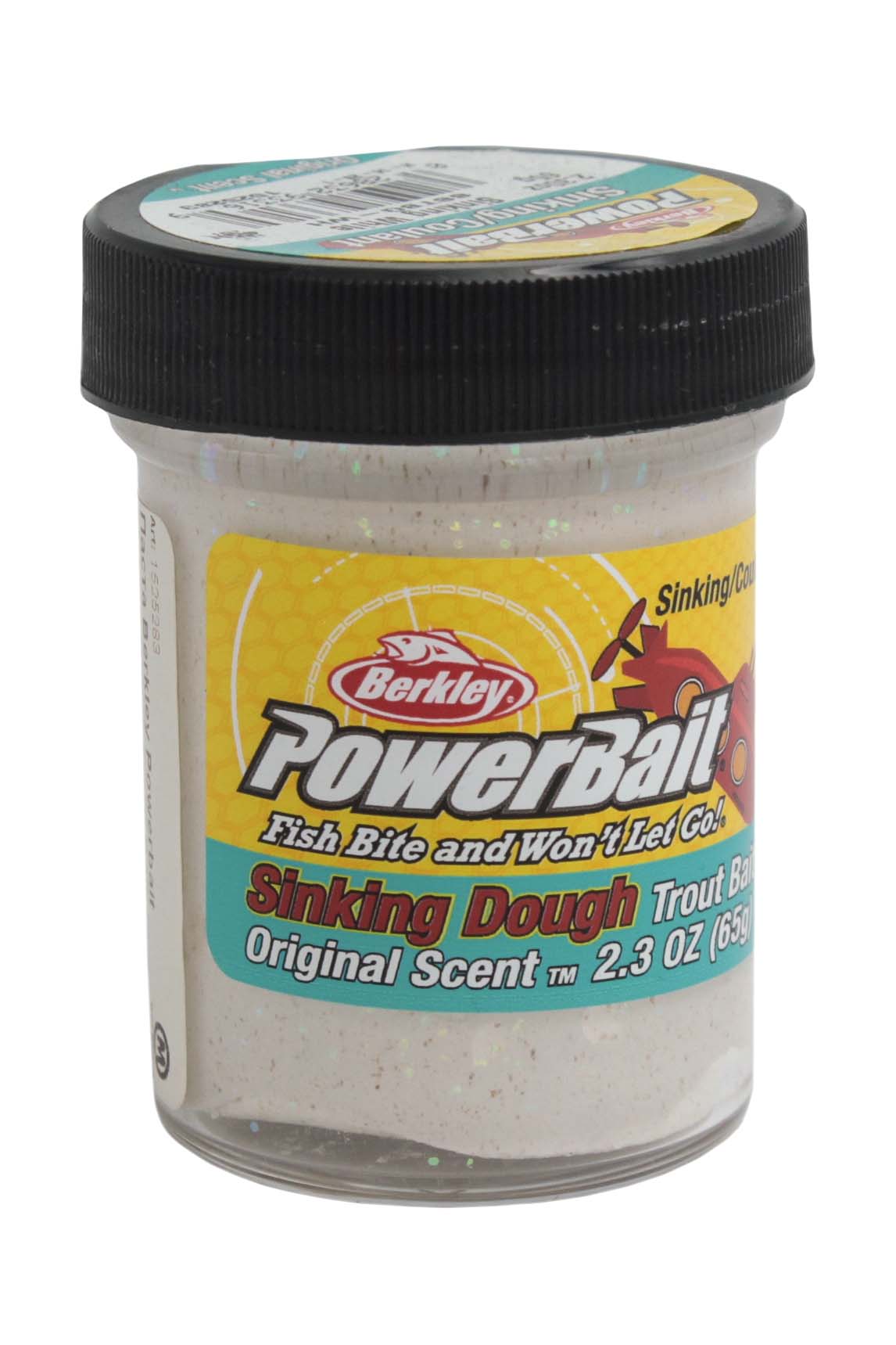 Паста Berkley Powerbait Sinking Glitter Trout Bait 50гр White - фото 1