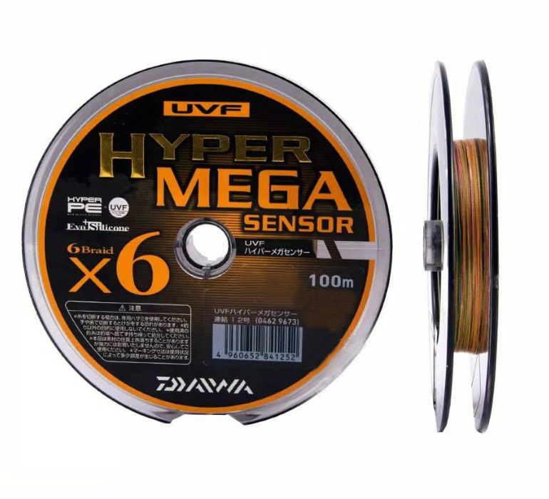 Шнур Daiwa UVF Hyper mega sensor 100м 0,8 - фото 1
