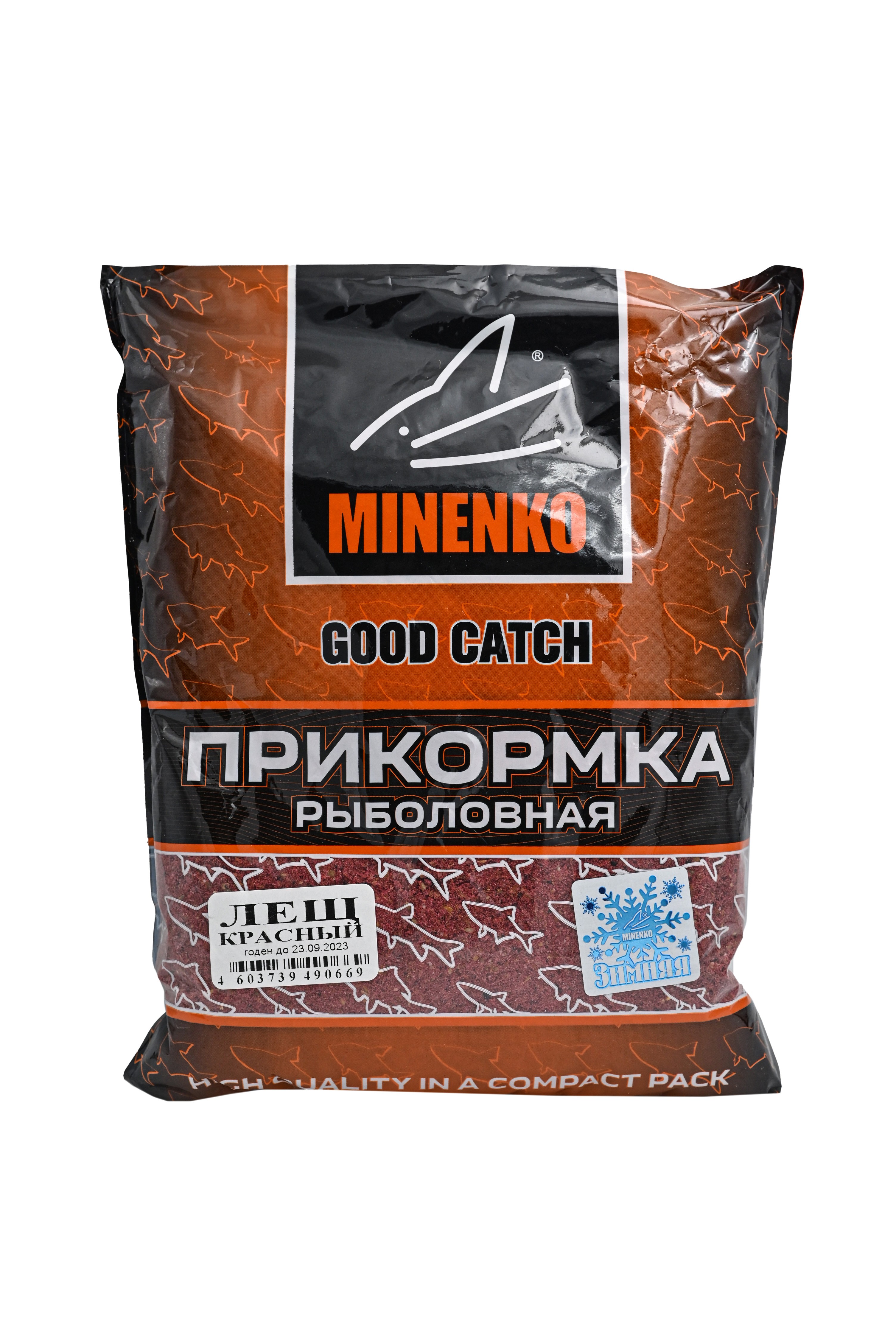 Прикормка MINENKO Good catch зимняя лещ красный - фото 1