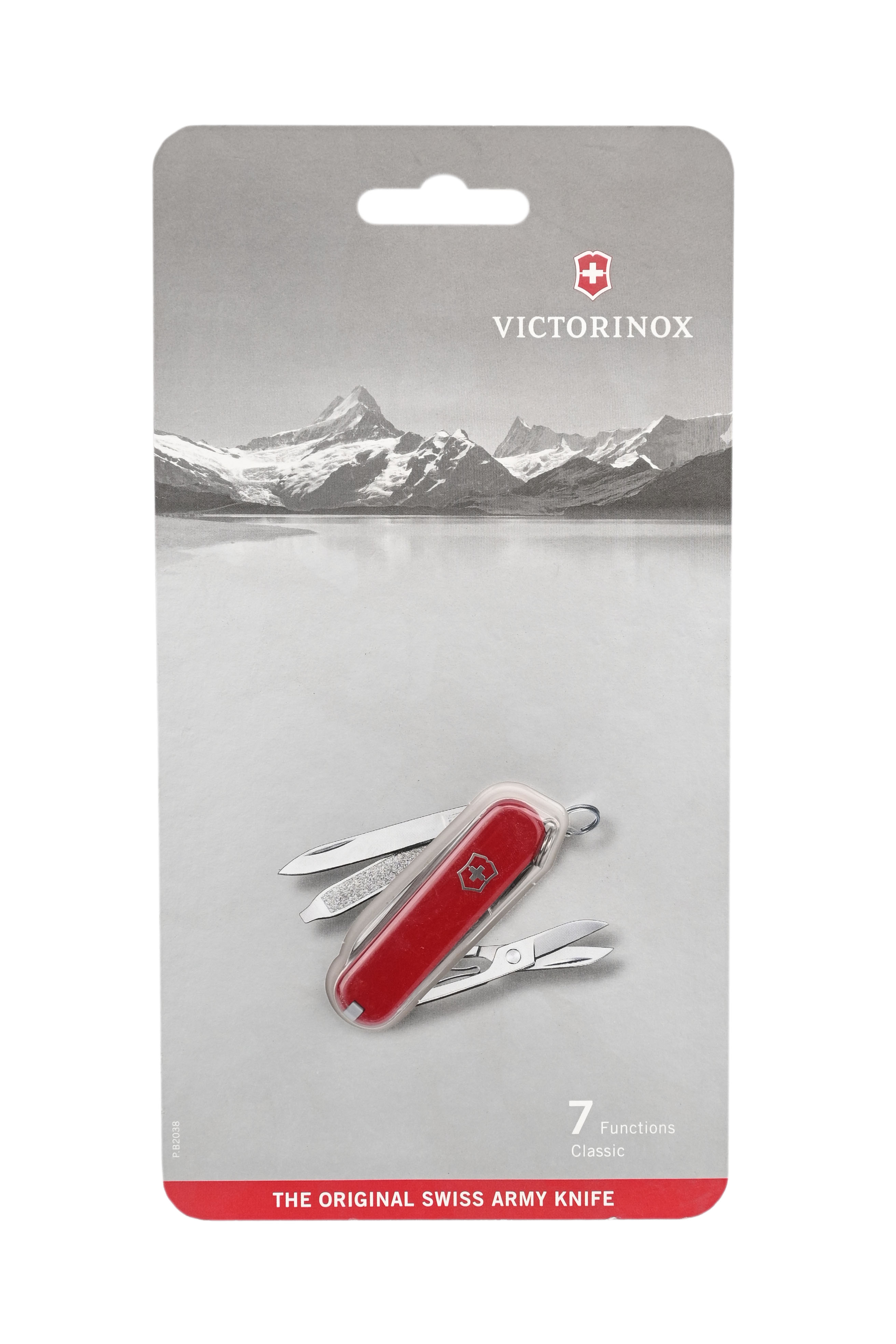 Нож Victorinox Classic 58мм красный блистер - фото 1