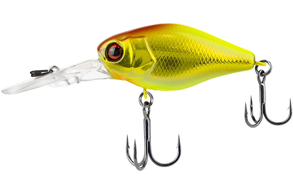 Воблер Jackall Diving Chubby 41мм gold & chartreuse - фото 1