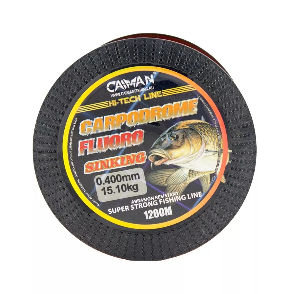 Леска Caiman Carpodrome Fluoro orange 1200м 0,405мм - фото 1
