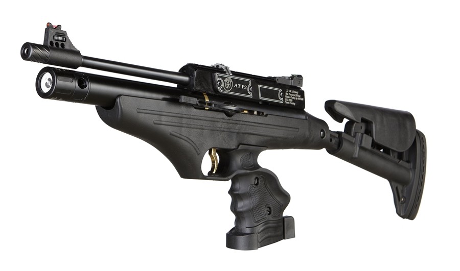 Пистолет Hatsan AT-P2 PCP боковой затвор съемный приклад - фото 1