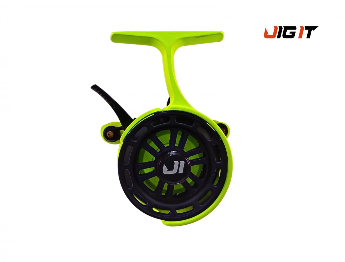 МП Катушка Зимняя Jig It Team Dubna Vib Special G2 LIME, right hand - фото 1
