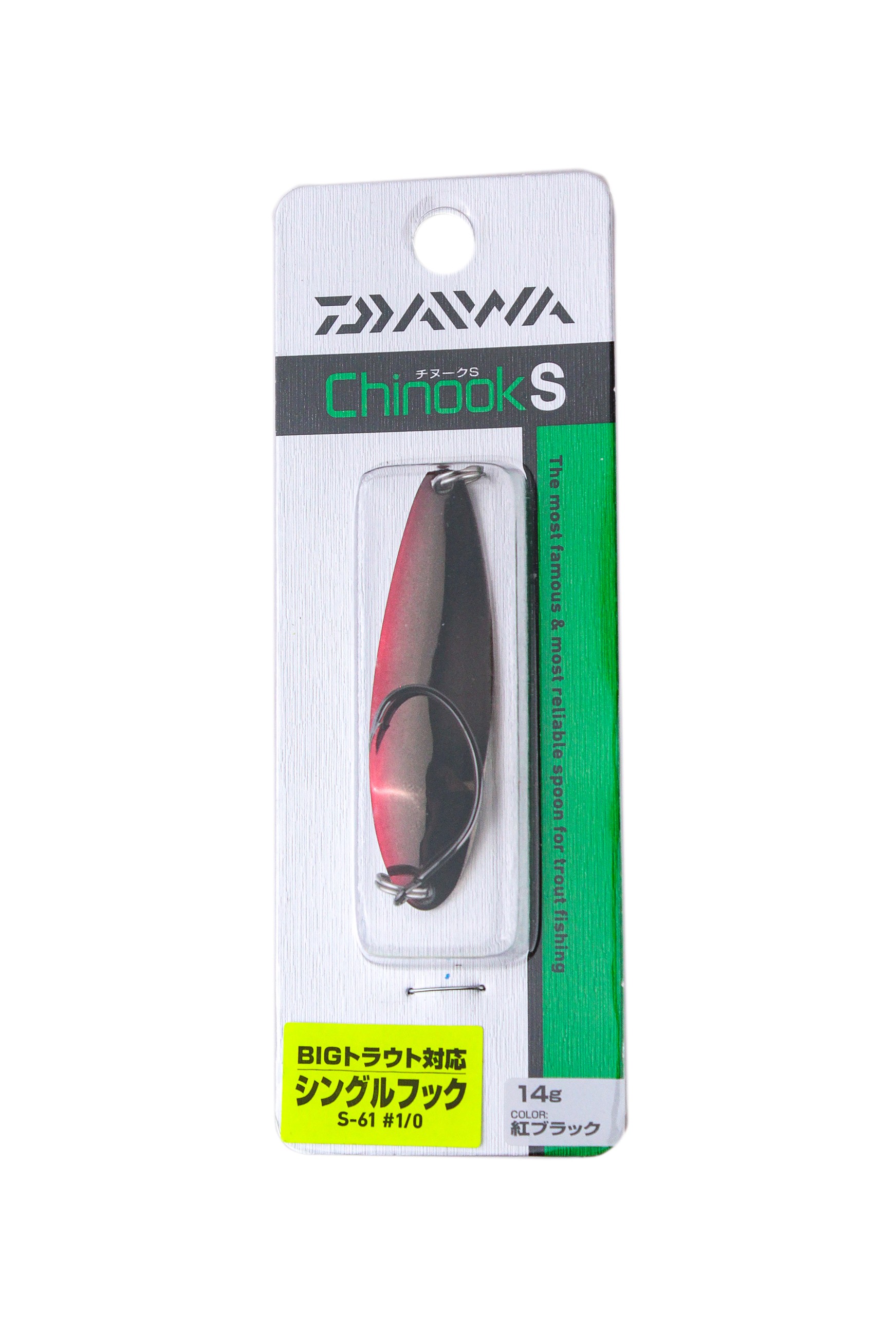 Блесна Daiwa Chinook S 14гр deep red black - фото 1