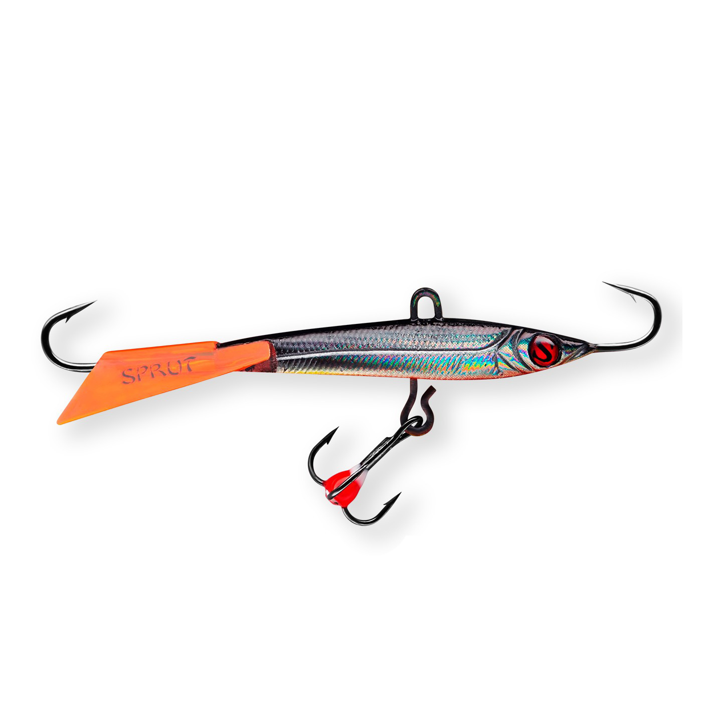 Балансир Sprut Hiko №7 18гр 70мм SBK-3D + доп тройник с фосфорной каплей - фото 1