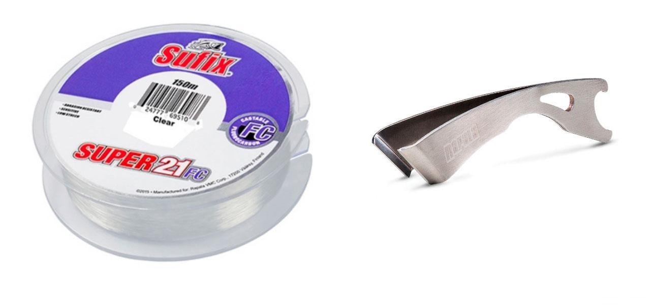 Леска Sufix super 21 fluorocarbon 150м 0,33мм 8,2кг RCDMC